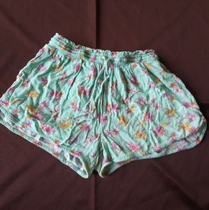 Floral sleep shorts